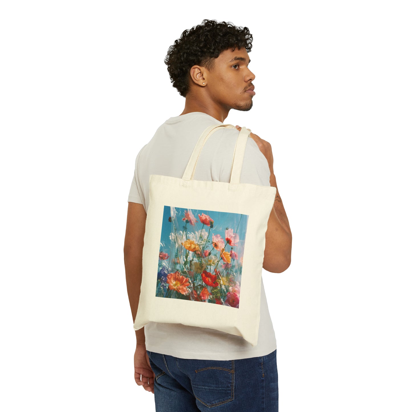 Plastic Plague Wilted Earth Cotton Canvas Tote Bag