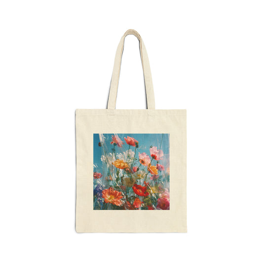 Plastic Plague Wilted Earth Cotton Canvas Tote Bag
